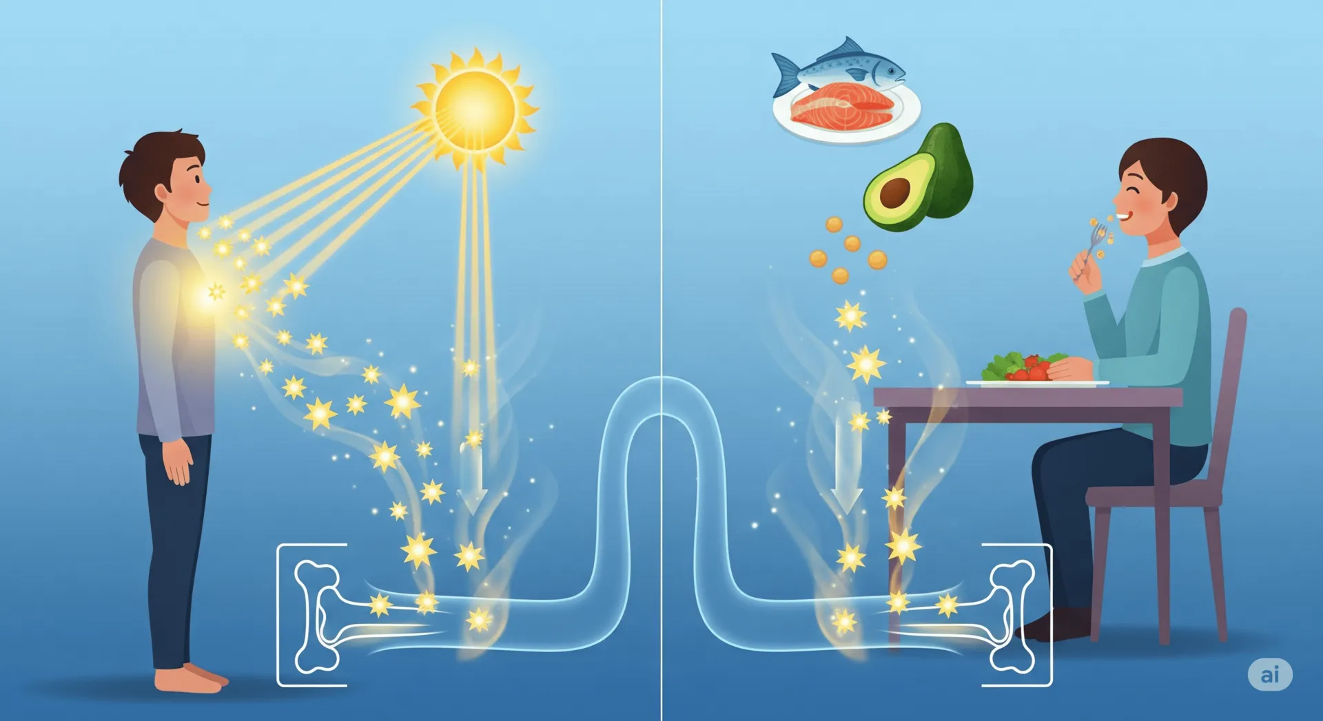 Vitamina D sol y alimentacion Dietaryplus
