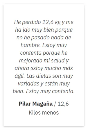 Dietaryplus - Testimonio de Pilar Magaña