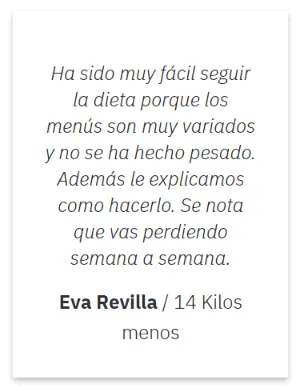 Dietaryplus - Testimonio de Eva Revilla