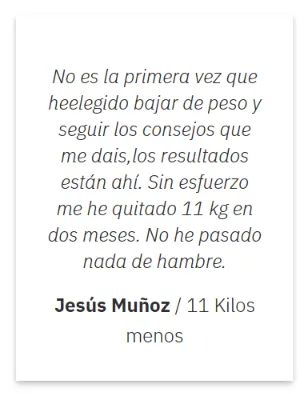 Dietaryplus - Testimonio de Jesús Muñoz