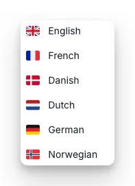 meer.review is verkrijgbaar in deze talen