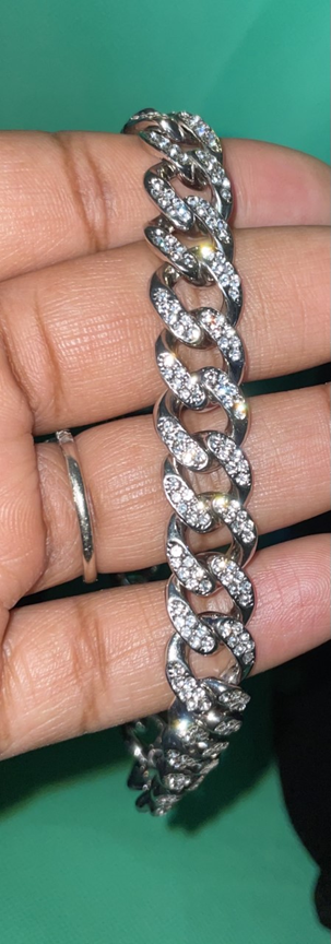 Iced Out Cuban Link Anklet/Bracelet