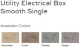 Utility Electrical Box Smooth Single - Eldorado
