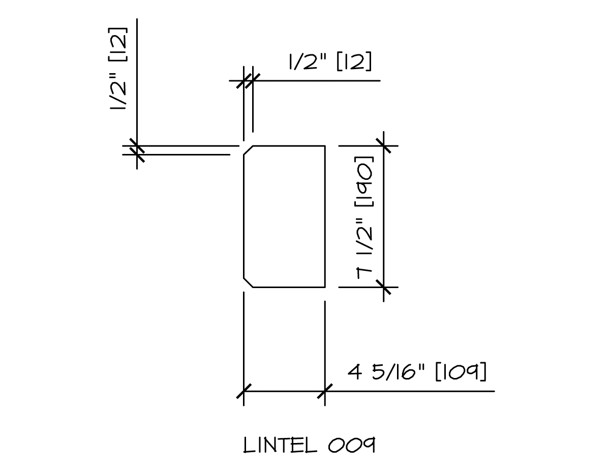 Custom Lintel #009 - Tristar