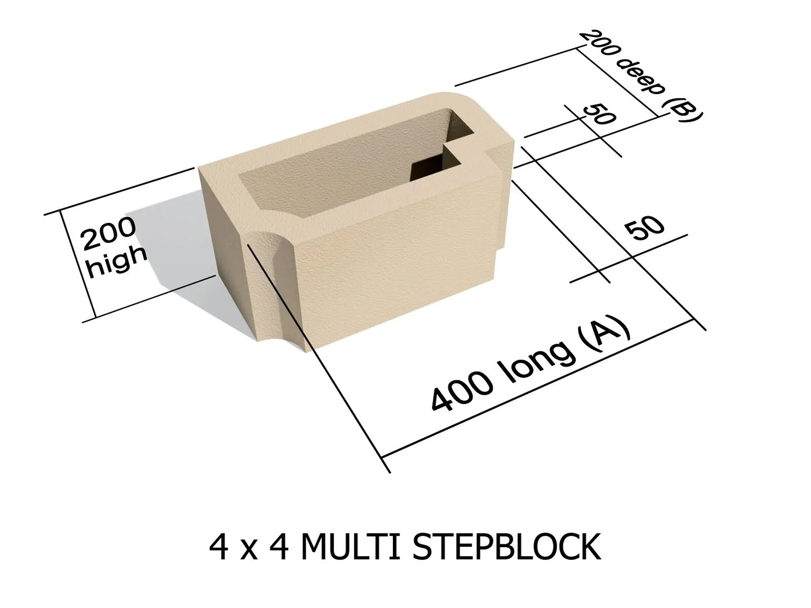  4×4 Multi Step Block - Terraforce