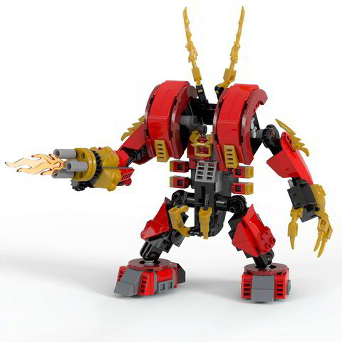 Lego ninjago best sale samurai mech instructions