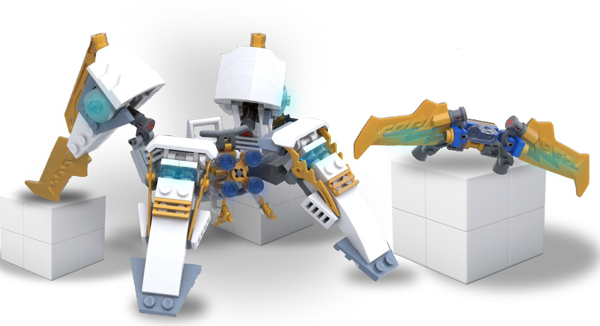 Jay's Jetpack & Zane's Mech Spider Instructions