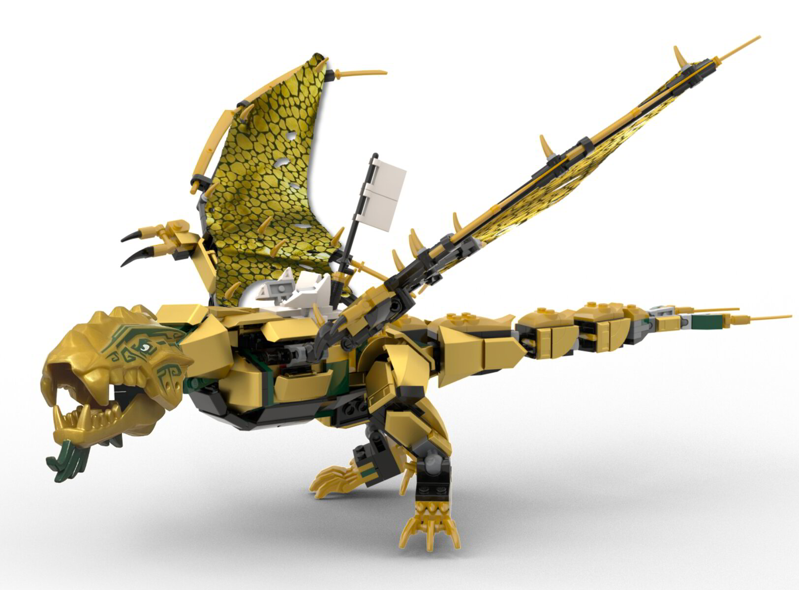 Lego ninjago golden dragon instructions sale