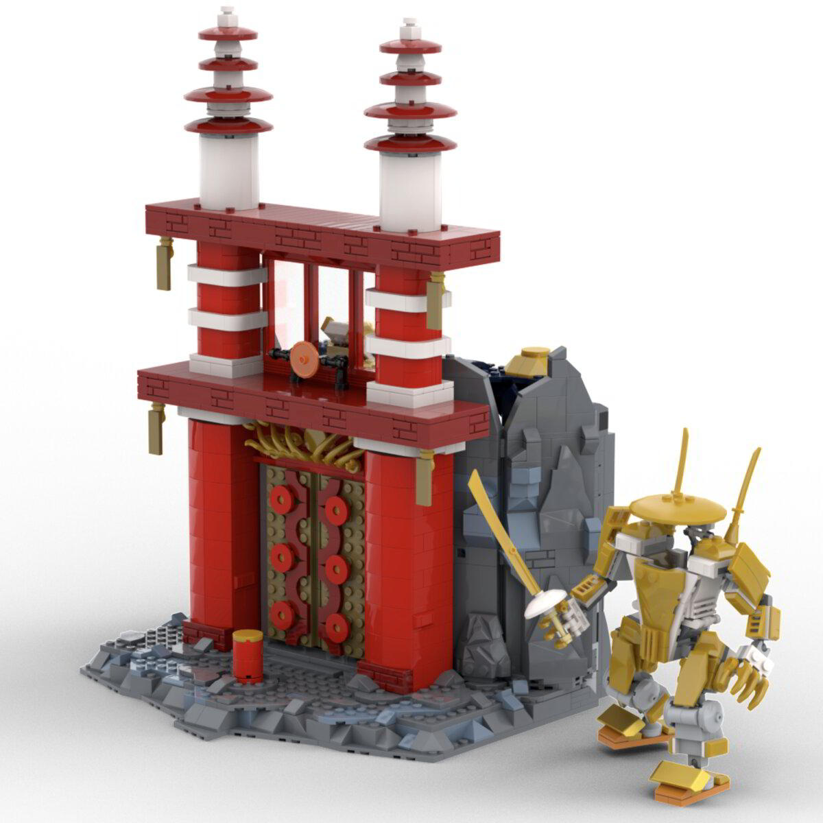 Lego ninjago fashion the temple of light