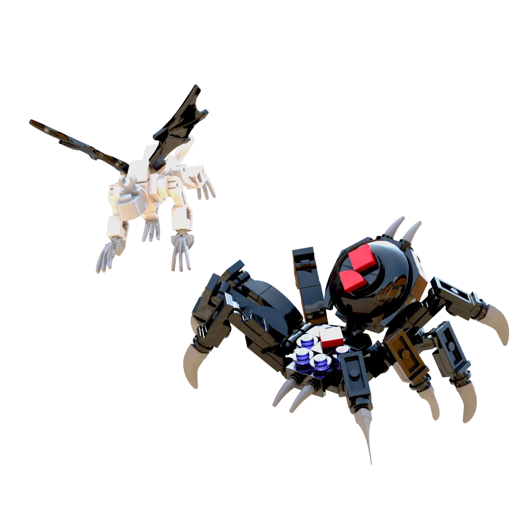 Cave Spider + Dire Bat