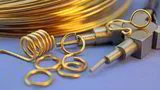 Vol-056 Faux Flaking Rust Bracelet Handmade Wire Clasp Links Earrings