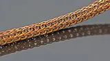 Vol-067 Faux Enamel And Viking Knit Wire Bracelet Handmade Clasp Jewelry