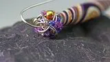 Vol-076 Wire Tornado And Polymer Torpedo Bead Earrings Earwire Jewelry