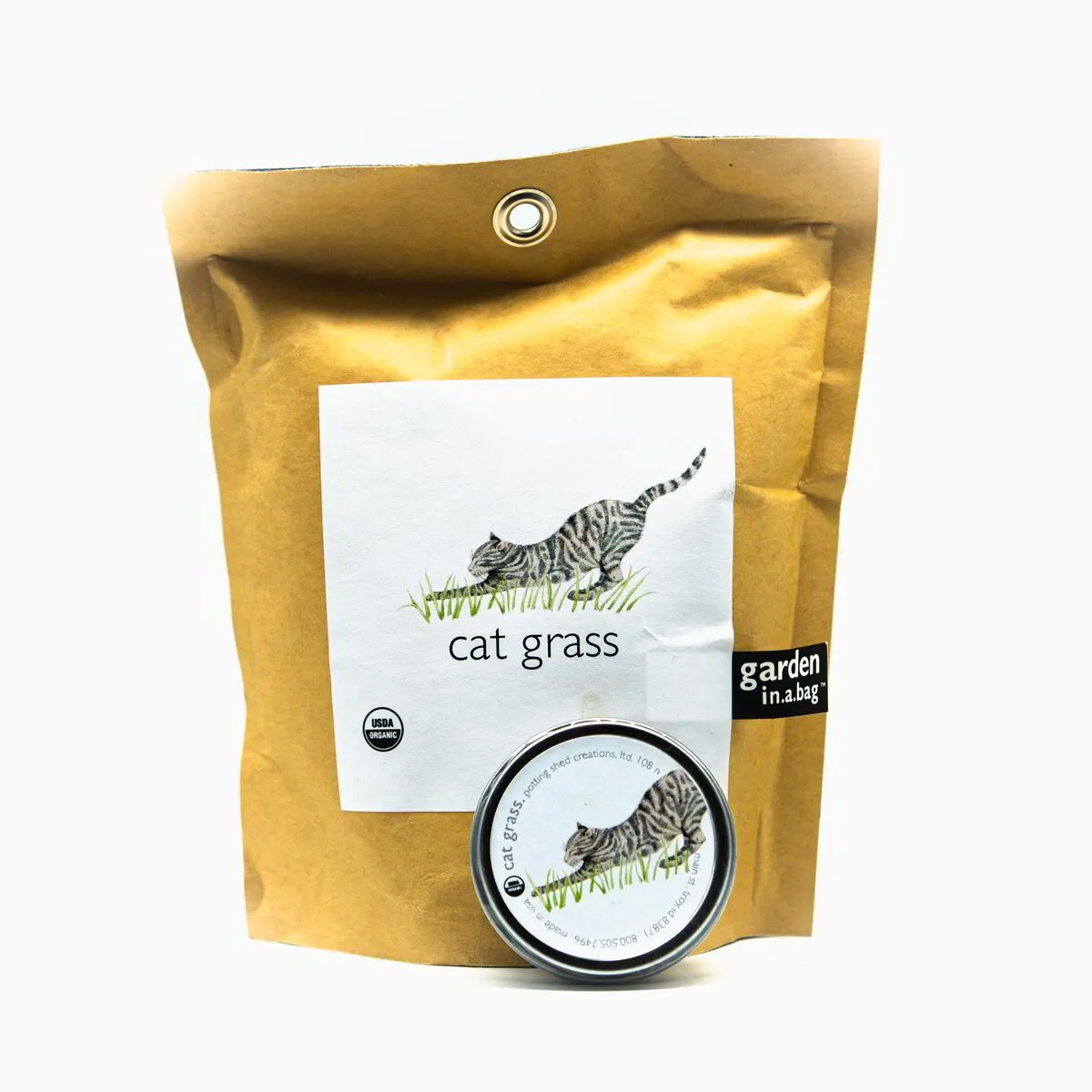 Garden-in-a-Bag Organic Cat Grass