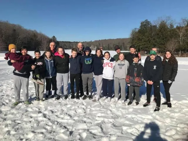 Youth group ski trip