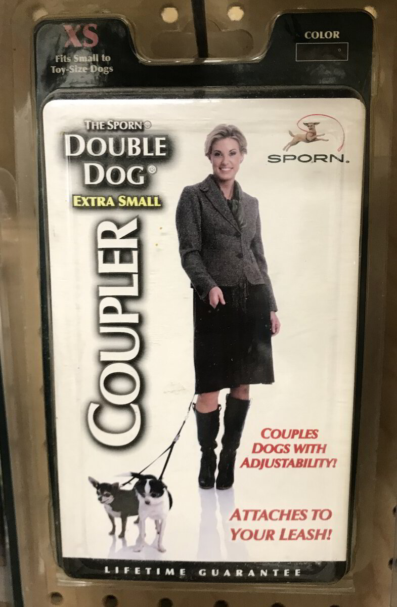 sporn double dog leash