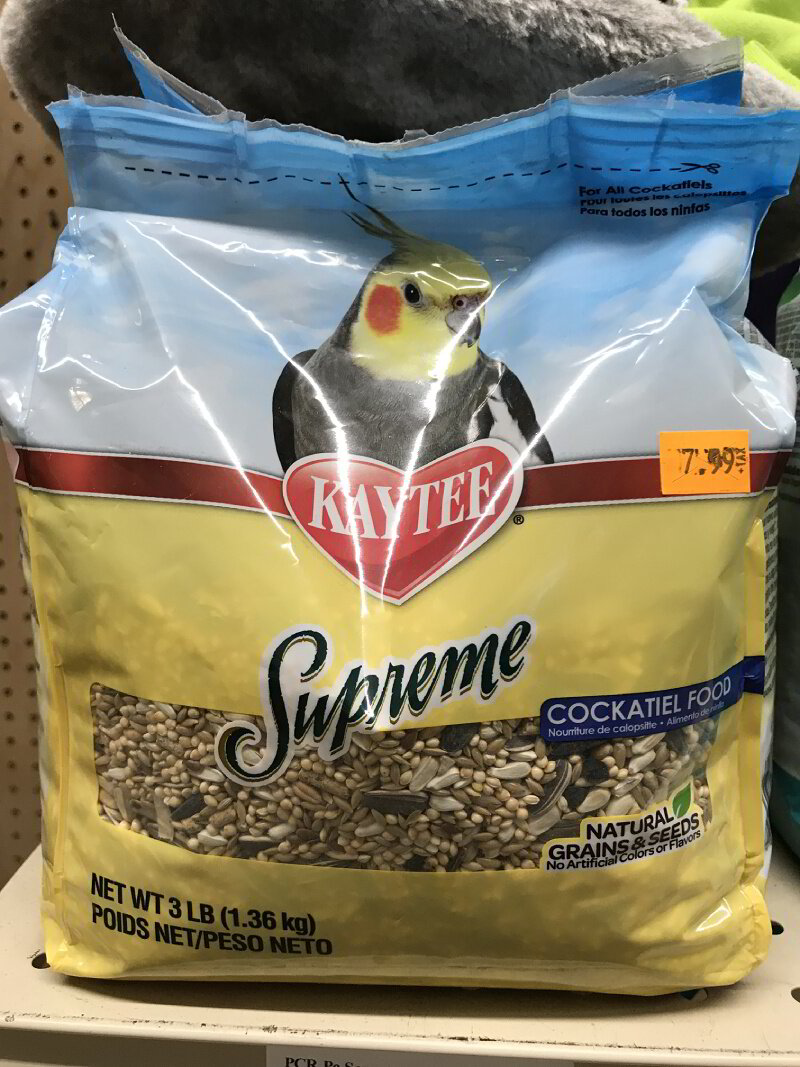 kaytee supreme cockatiel food