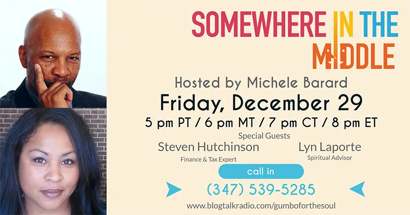 Somewhere in the Middle with Michele Barard and guests Steven Hutchinson and Lyn Laporte