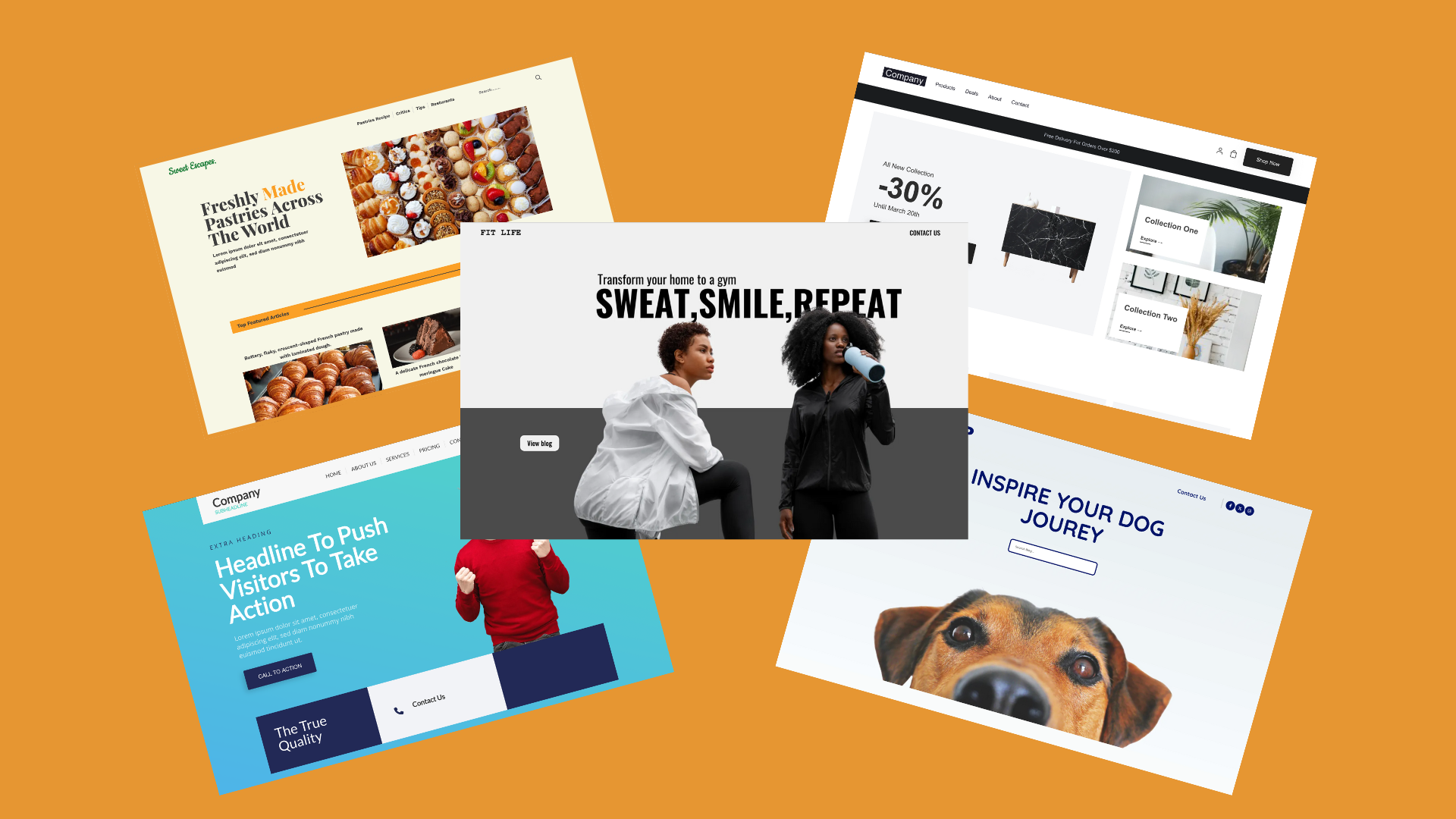 Website From Top 5 responsive website design templates for startups