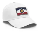 New Utah Flag Baseball Cap Hat - White