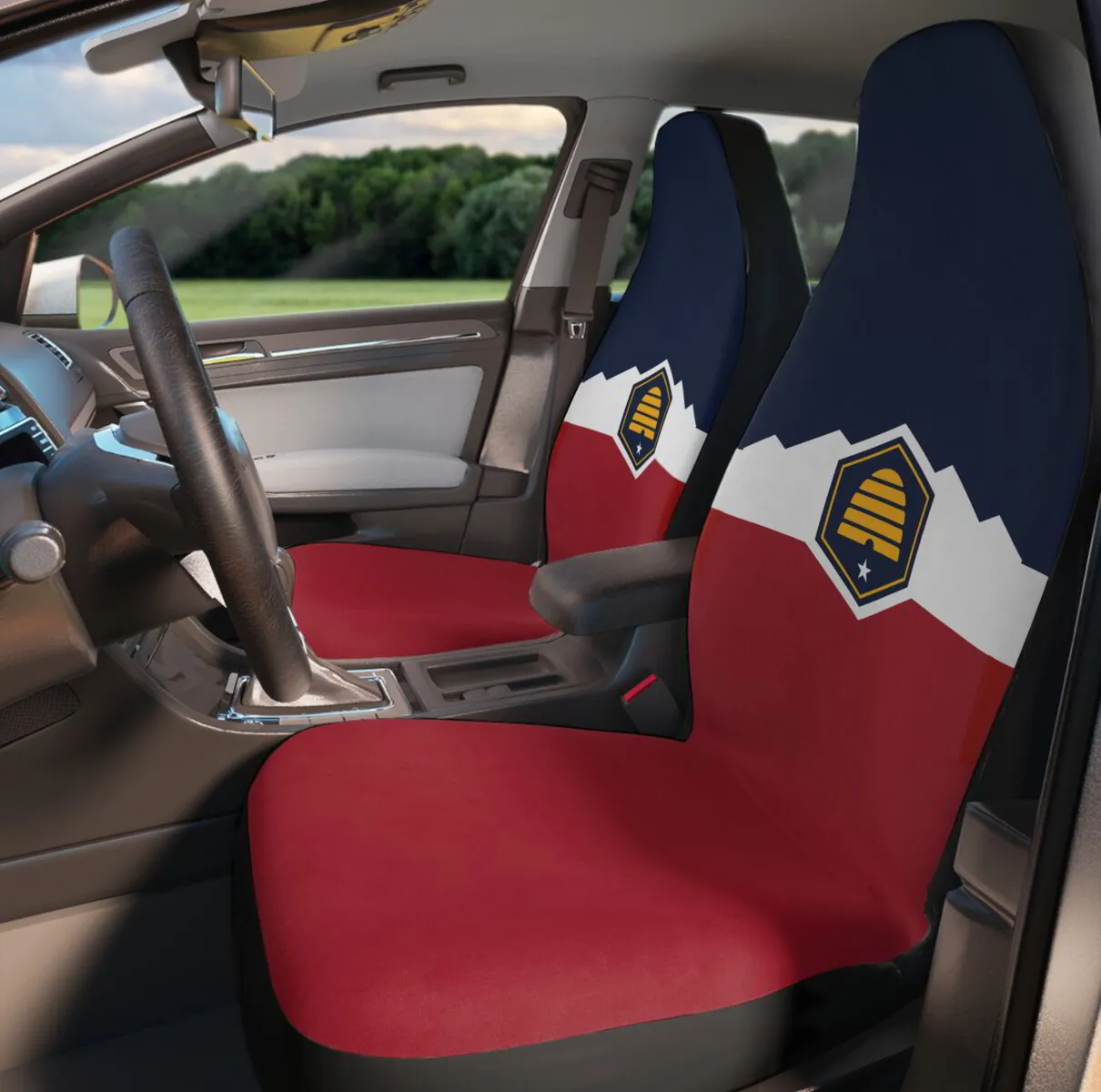 Utah Themed Car Seat Cover