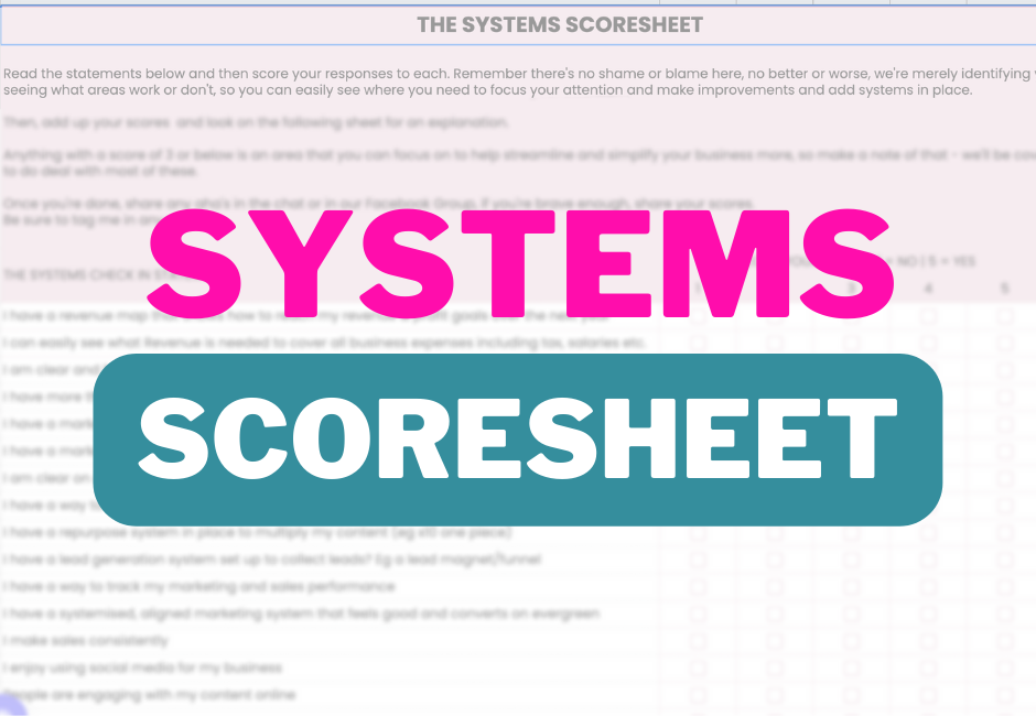 the-systems-scoresheet-check-your-business-systems-score