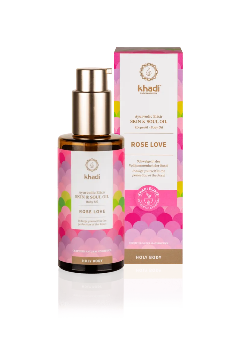 Ayurvedic Elixir Skin & Soul Body Oil - ROSE LOVE - 100 ml