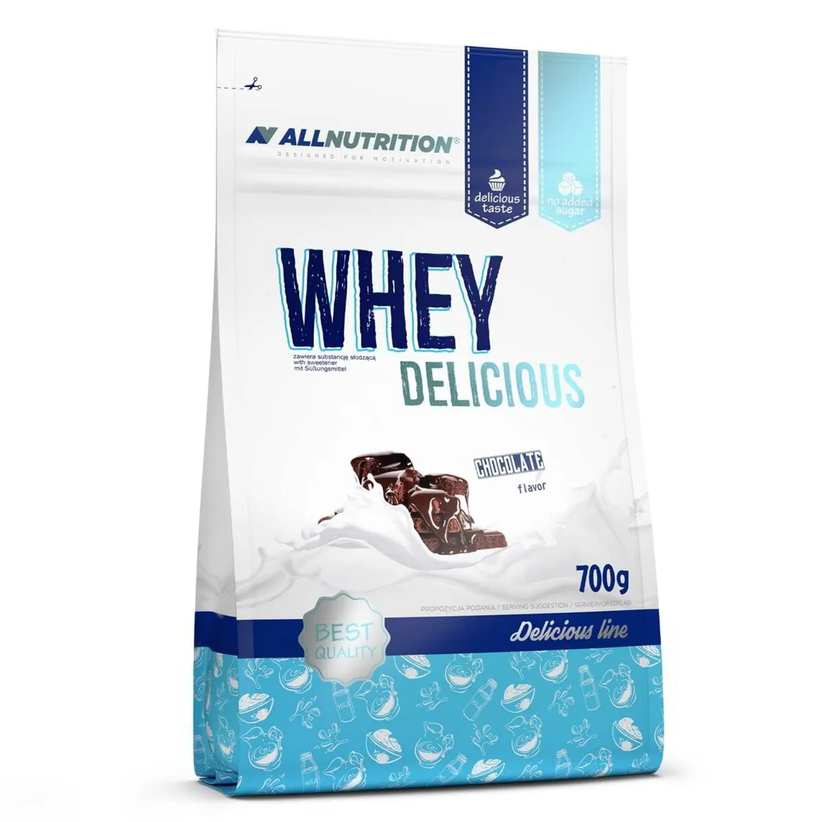 Хранителна добавка Whey Delicious Protein - 700g AllNutrition