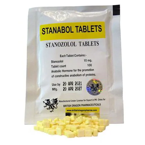 СТРОМБА (Станозолол) British Dragon Pharmaceuticals 100 tab.10 mg. 