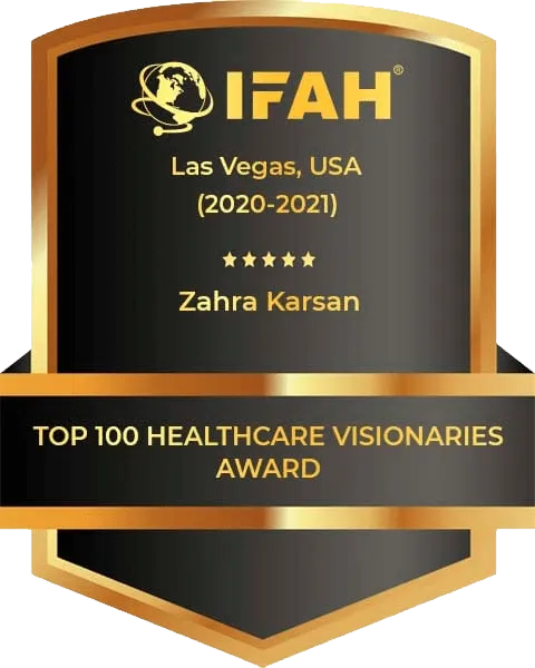 IFAH Names GetZENd CEO Zahra Karsan Top Healthcare Visionary, 2021 