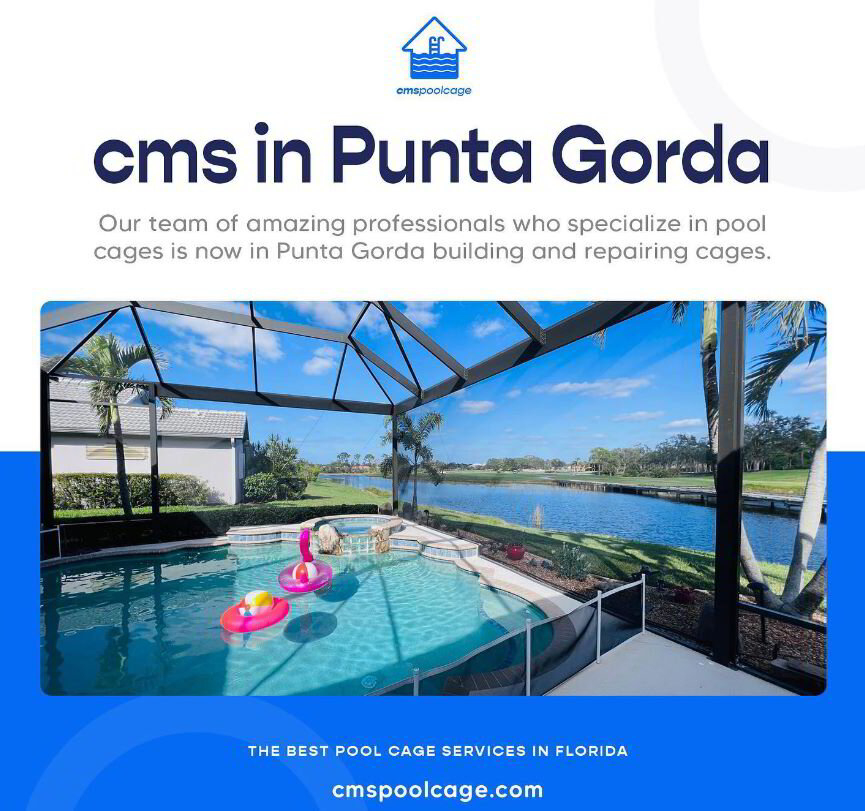 Pool Cage Painting and Pool Cage enclosures in Punta Gorda