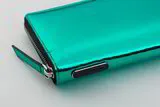 ReCharging Wallet "Zora" Green Mirror