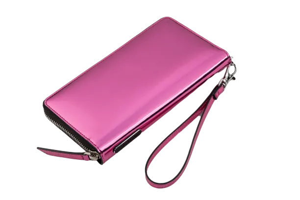 Pink Wireless Recharging Wallet