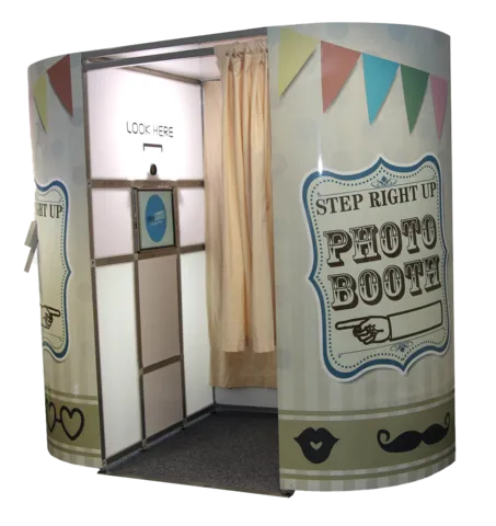 enclosed photo booth rental