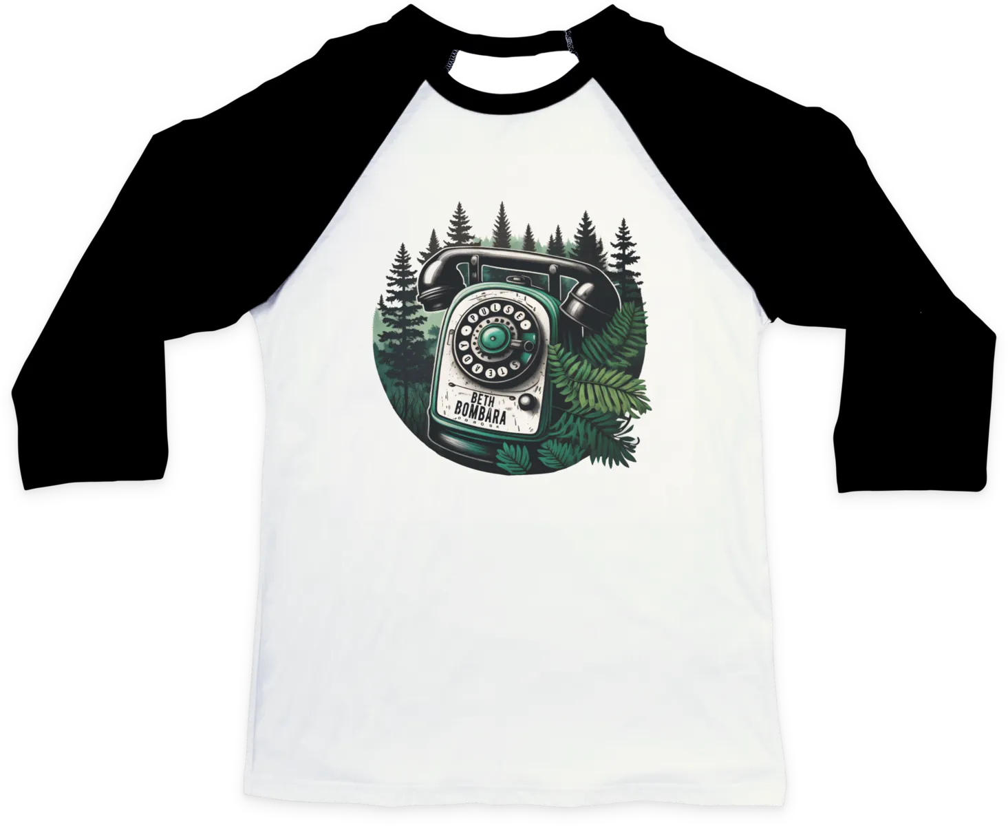 "Phone Forest" Baseball Shirt