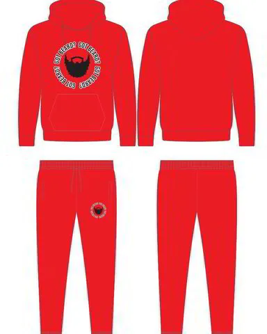 Red Jogging Suit