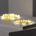 Grinalda Arame LED Dourada com Bateria - 5m