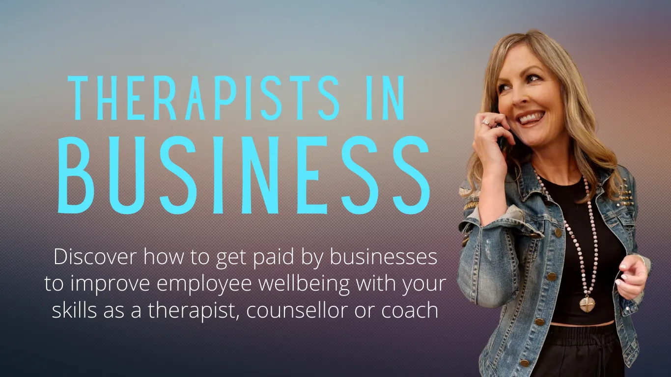 Therapists in Business online course - early bird price