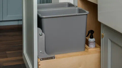 Maple Bottom Mount Waste Container