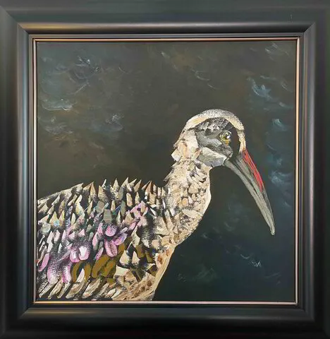 Bev Annegarn Art - Hadeda Ibis - Oil on canvas