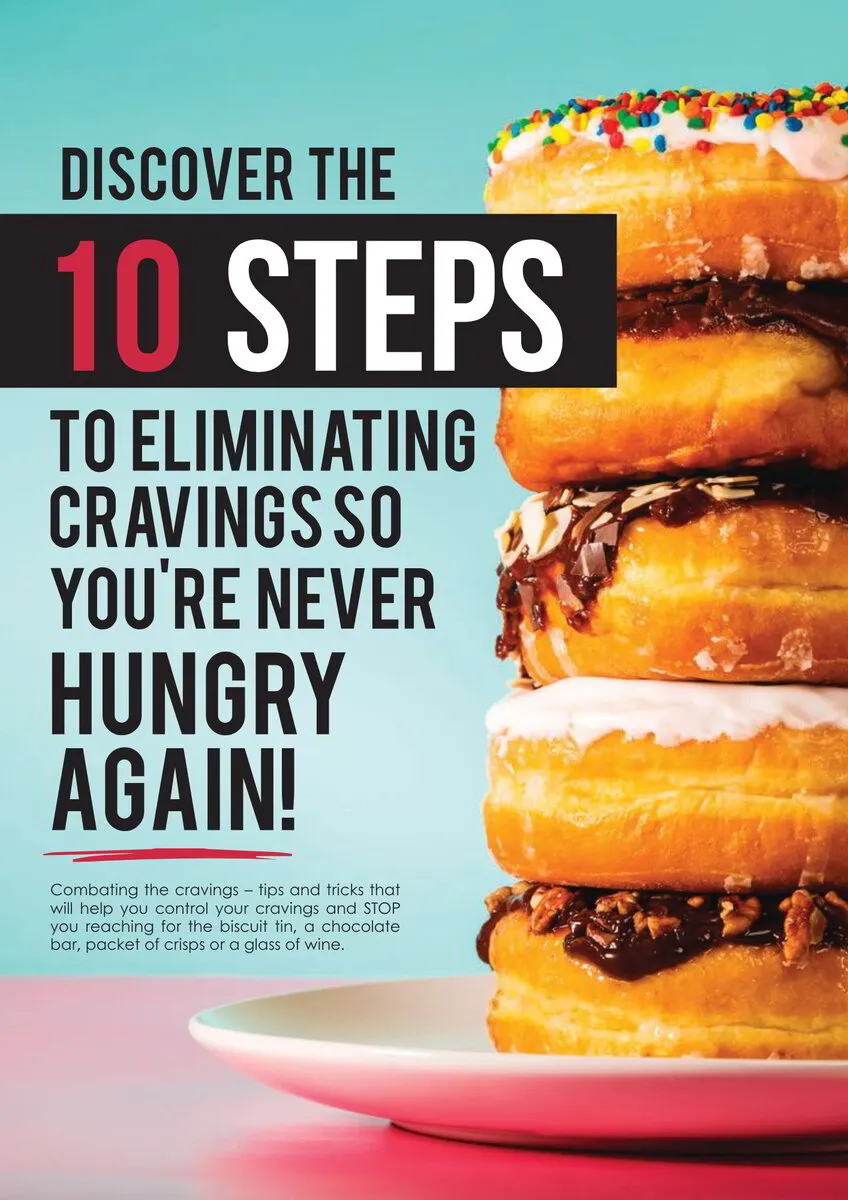 The 10 Steps to Eliminating Cravings eBook Cover
