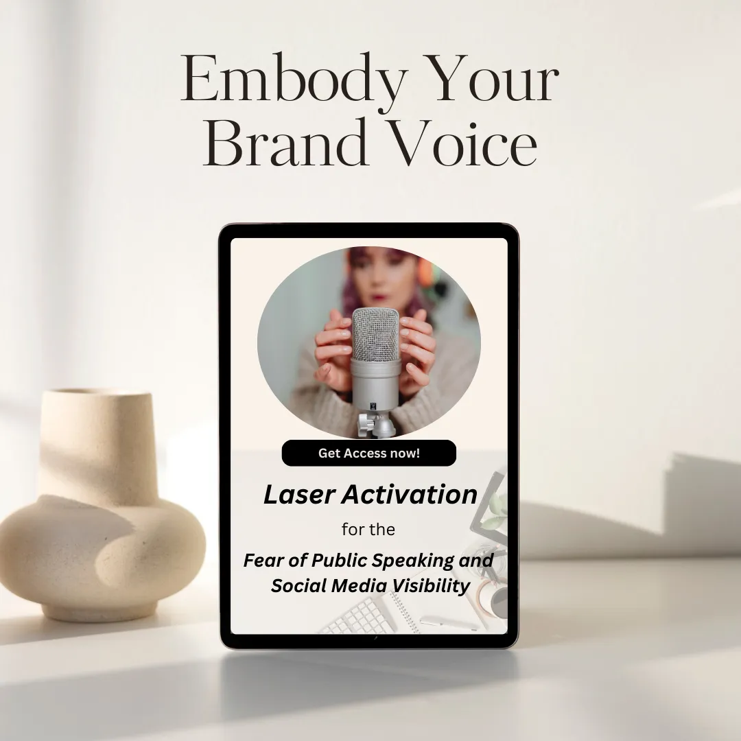 Fear Of Public Speaking & Social Media Visibility Activation