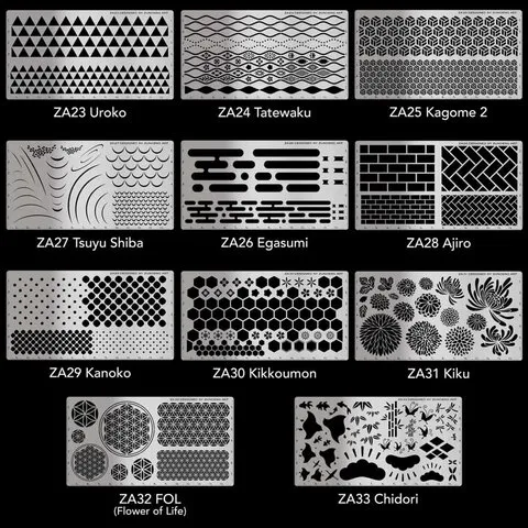 TUILE STENCIL SHEET - METAL