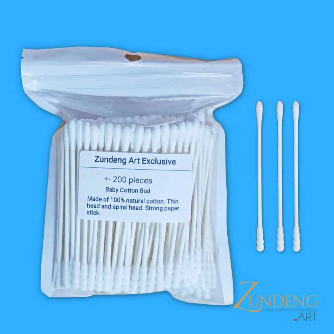 Cotton Bud for Pastel Nagomi Art- Slim Head For Drawing Fine Lines
