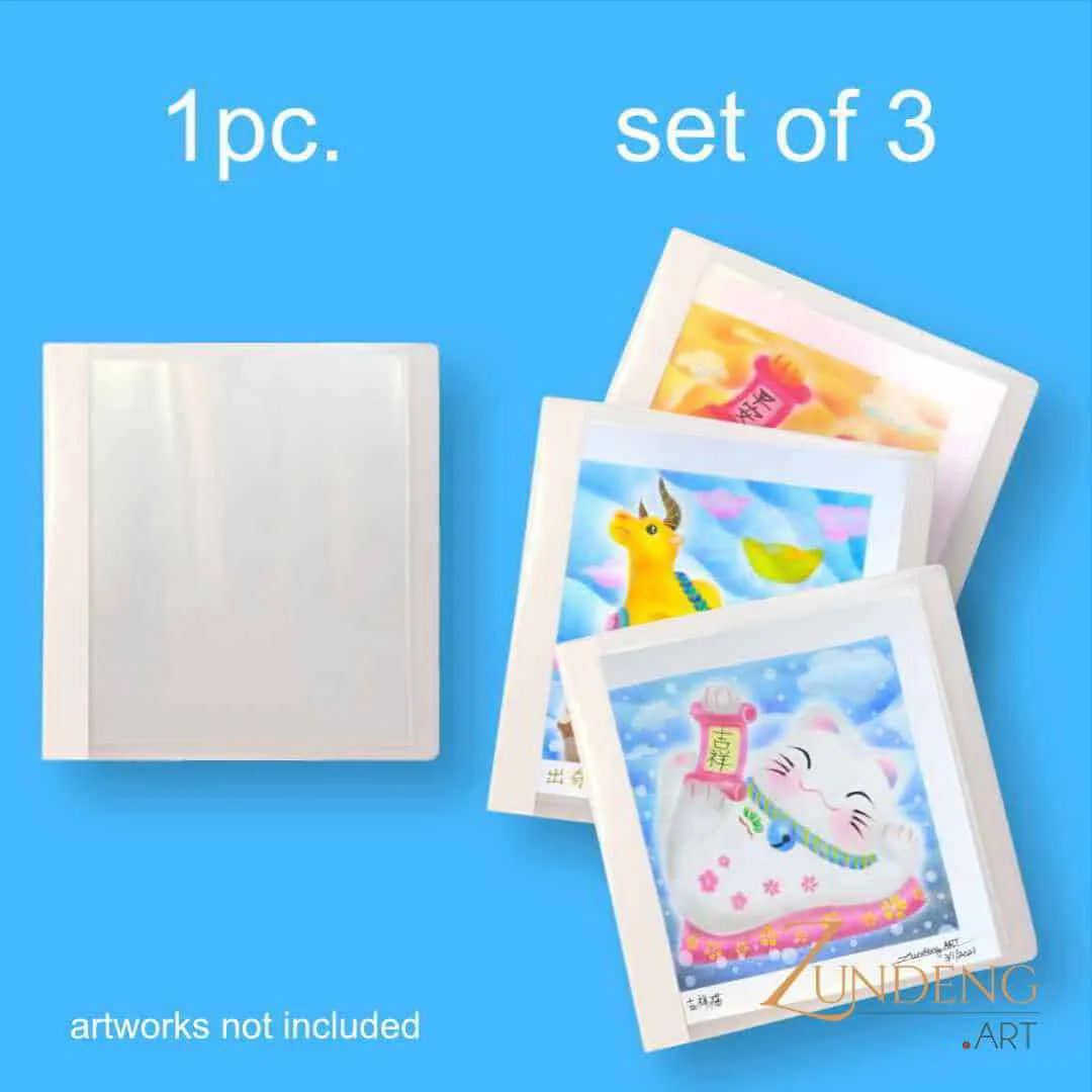 Square Clear Folder For Japanese Pastel Nagomi Art