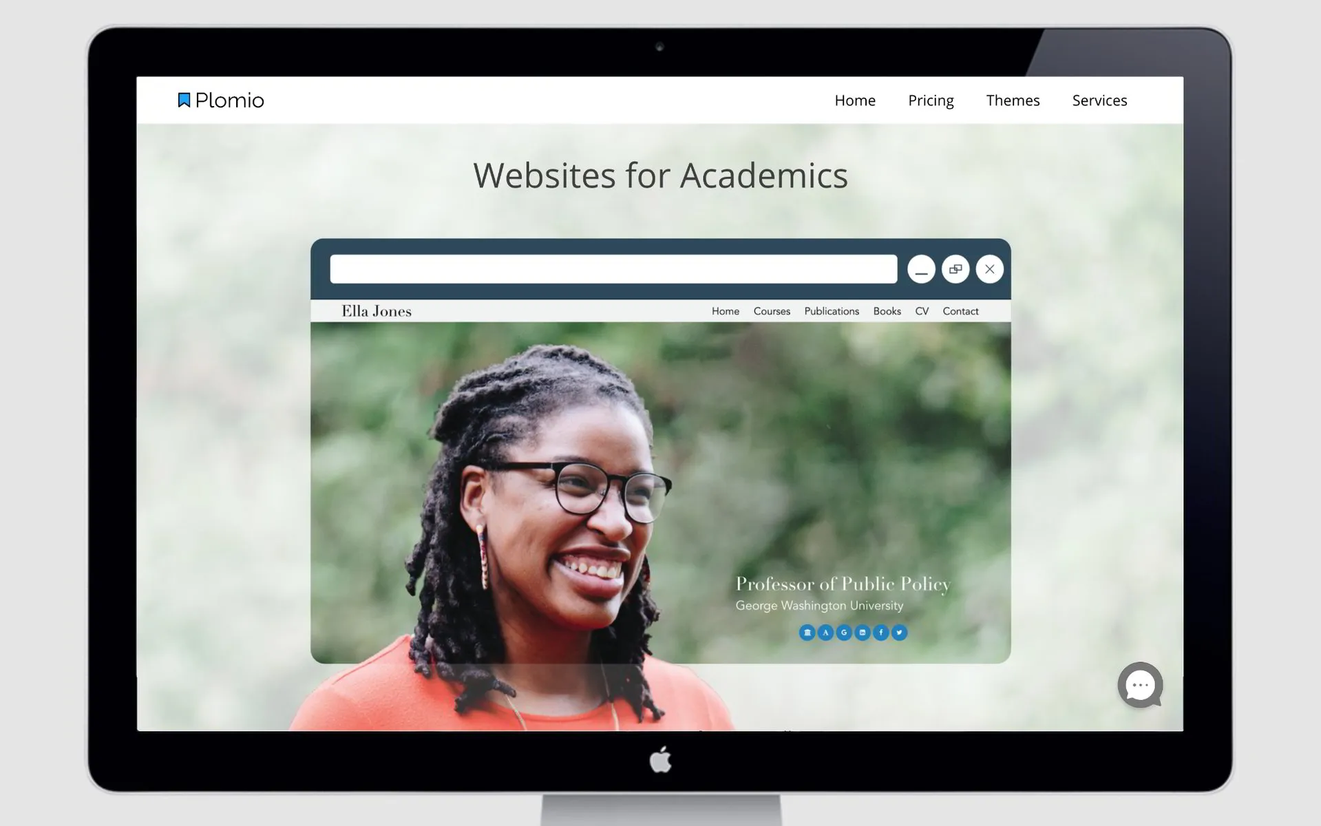 Plomio.com - Website builder for academics