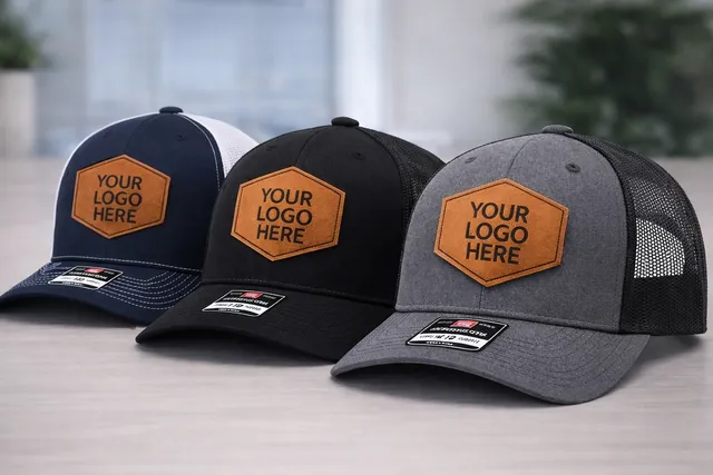 Custom Patch Hats in Indianapolis | Leatherette Hat Patches