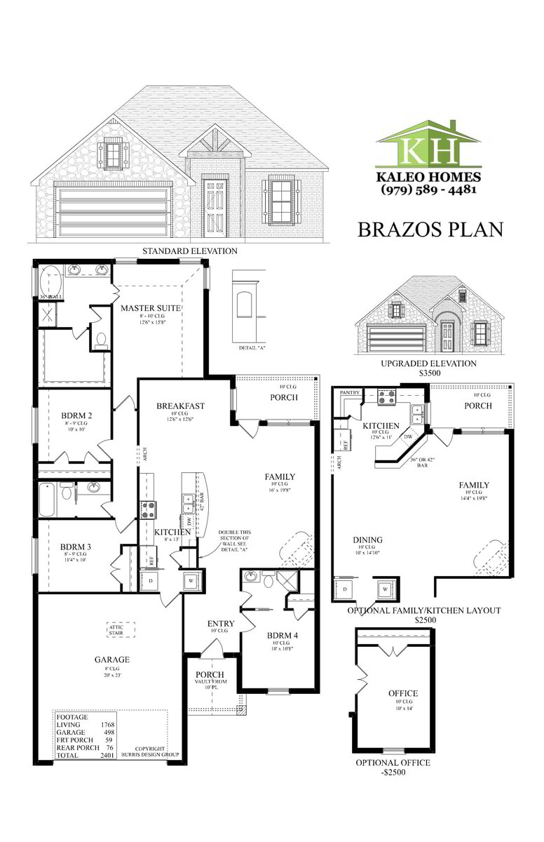 New Home Builder Floor Plans KALEO Homes In College Station