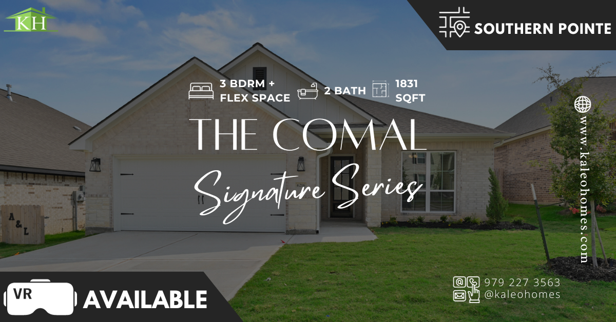The Comal Plan by Kaleo Homes Signature Series in Southern Pointe