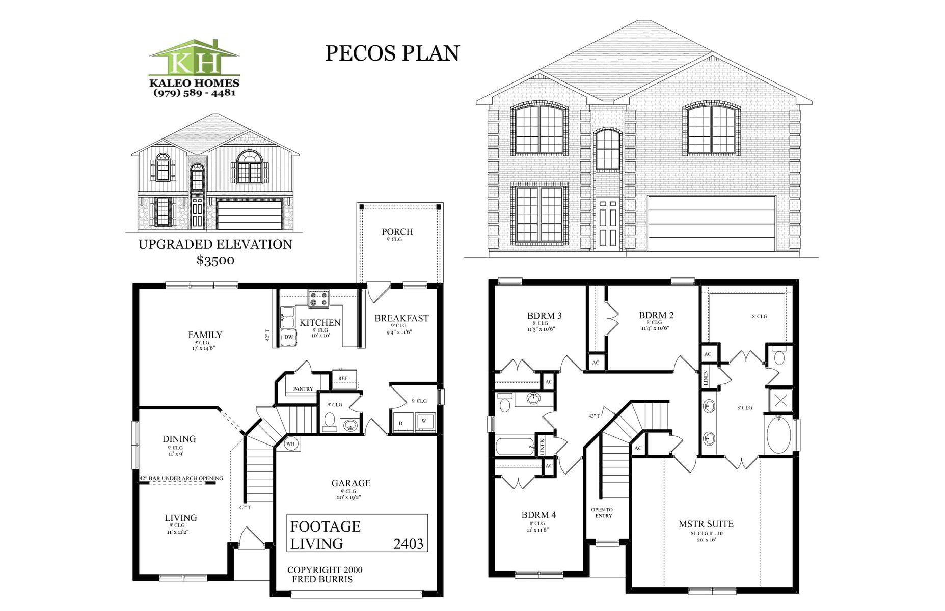 New Home Builder Floor Plans KALEO Homes In College Station